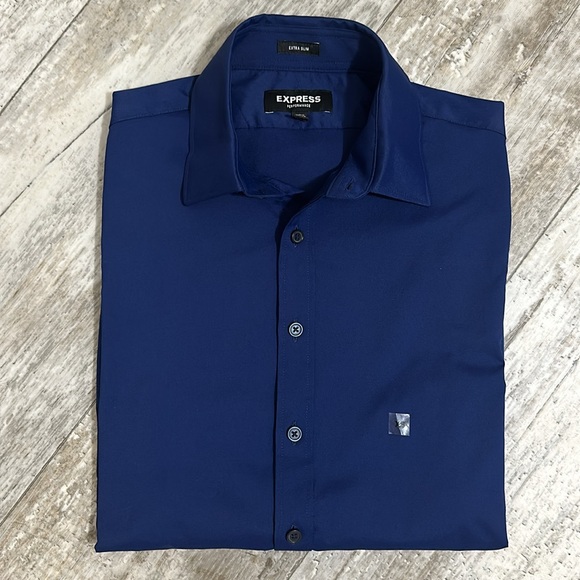 NWOT Express Performance Extra Slim button down shirt - Picture 1 of 12